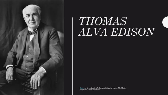 Thomas Edison Powerpoint Presentation In Englisch, Geschichte - Knowunity