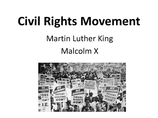Реферат: Black Civil Rights